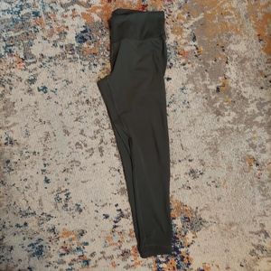 Womens army green leggings